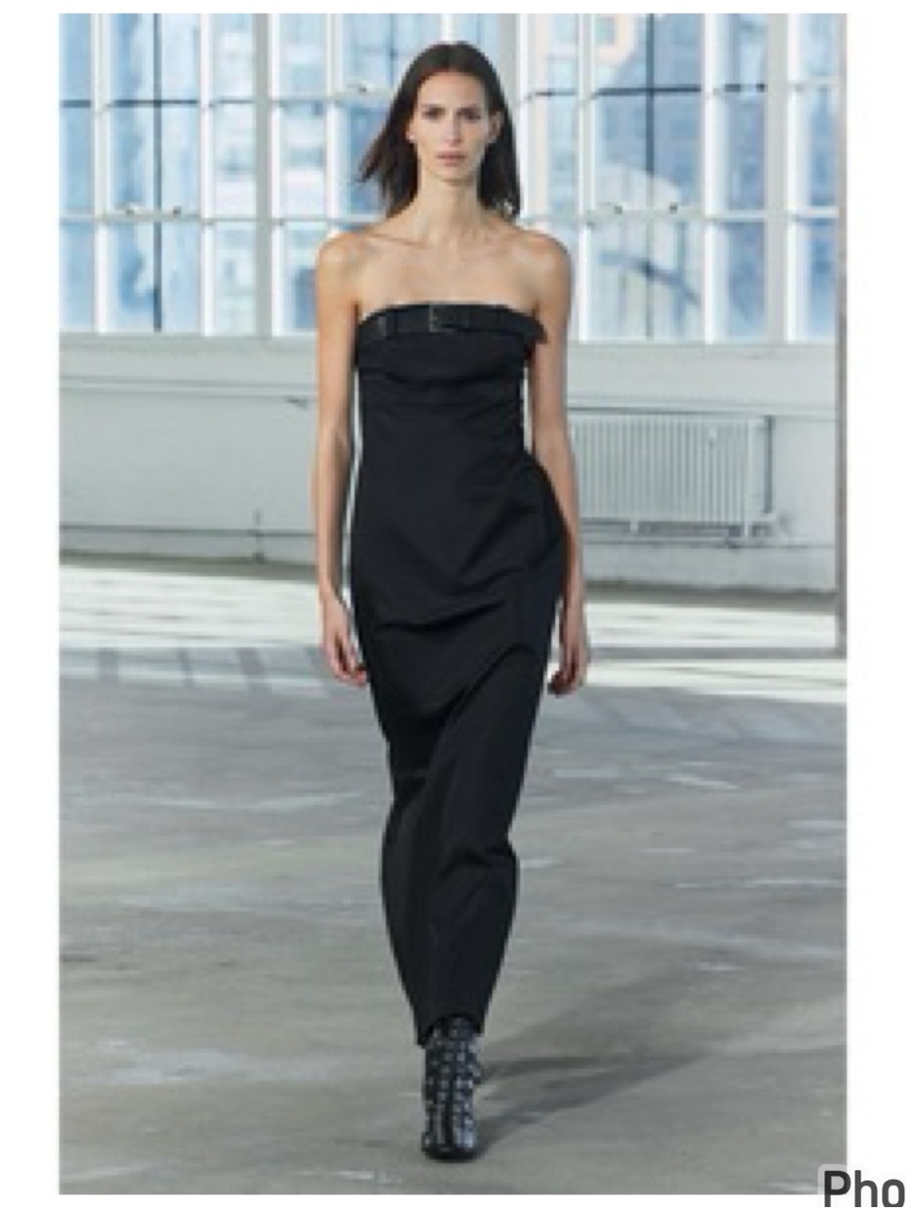 ZARA Strapless Dress with Belt Detail XS NWOT